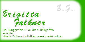brigitta falkner business card